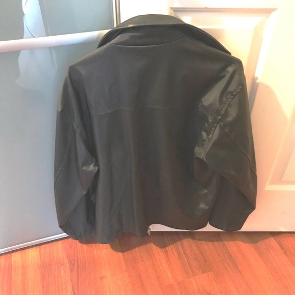 AMERICA FEUX LEATHER JACKET - Picture 2 of 2